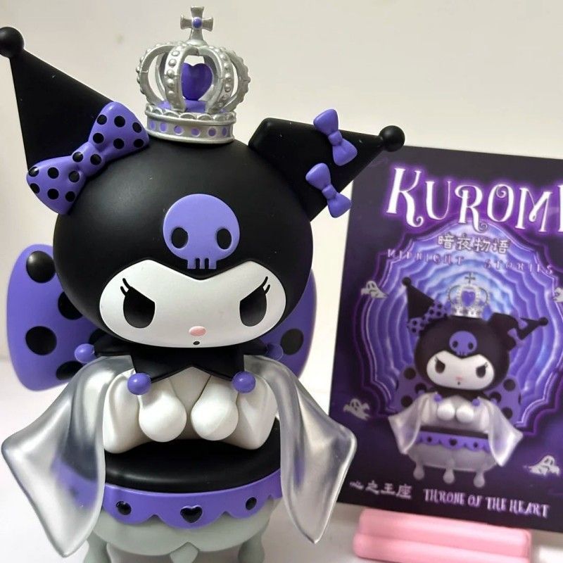Коробка Throne Midnight Tale Series - королевская упаковка, коллекция фигурок Kuromi (2024)