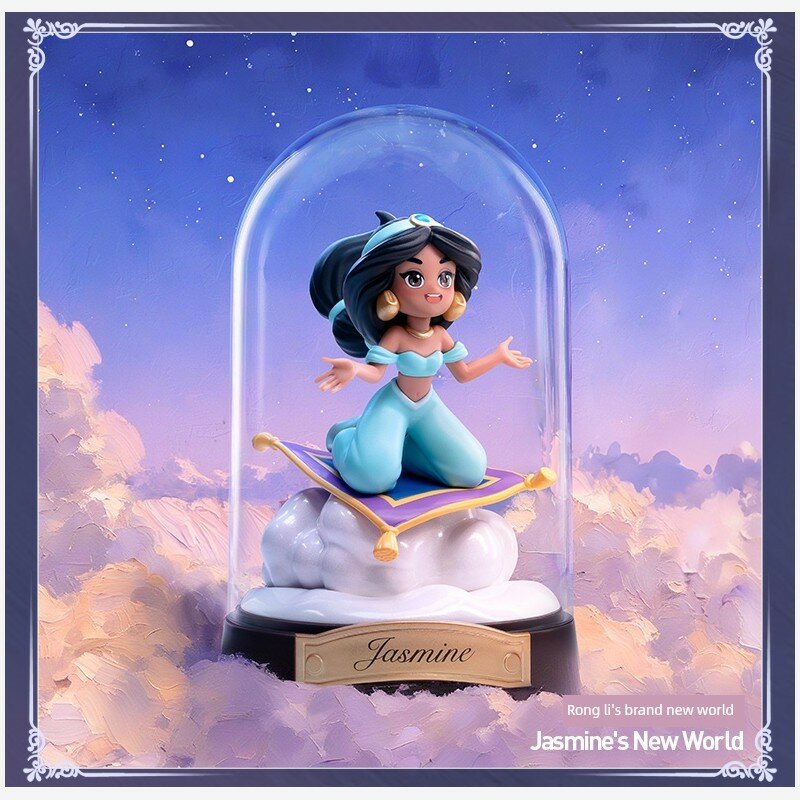 POPMART Disney Принцесса Имянне Мир Blind Box Фигурка Жасмин новый мир Открытая коробка Неразорванная