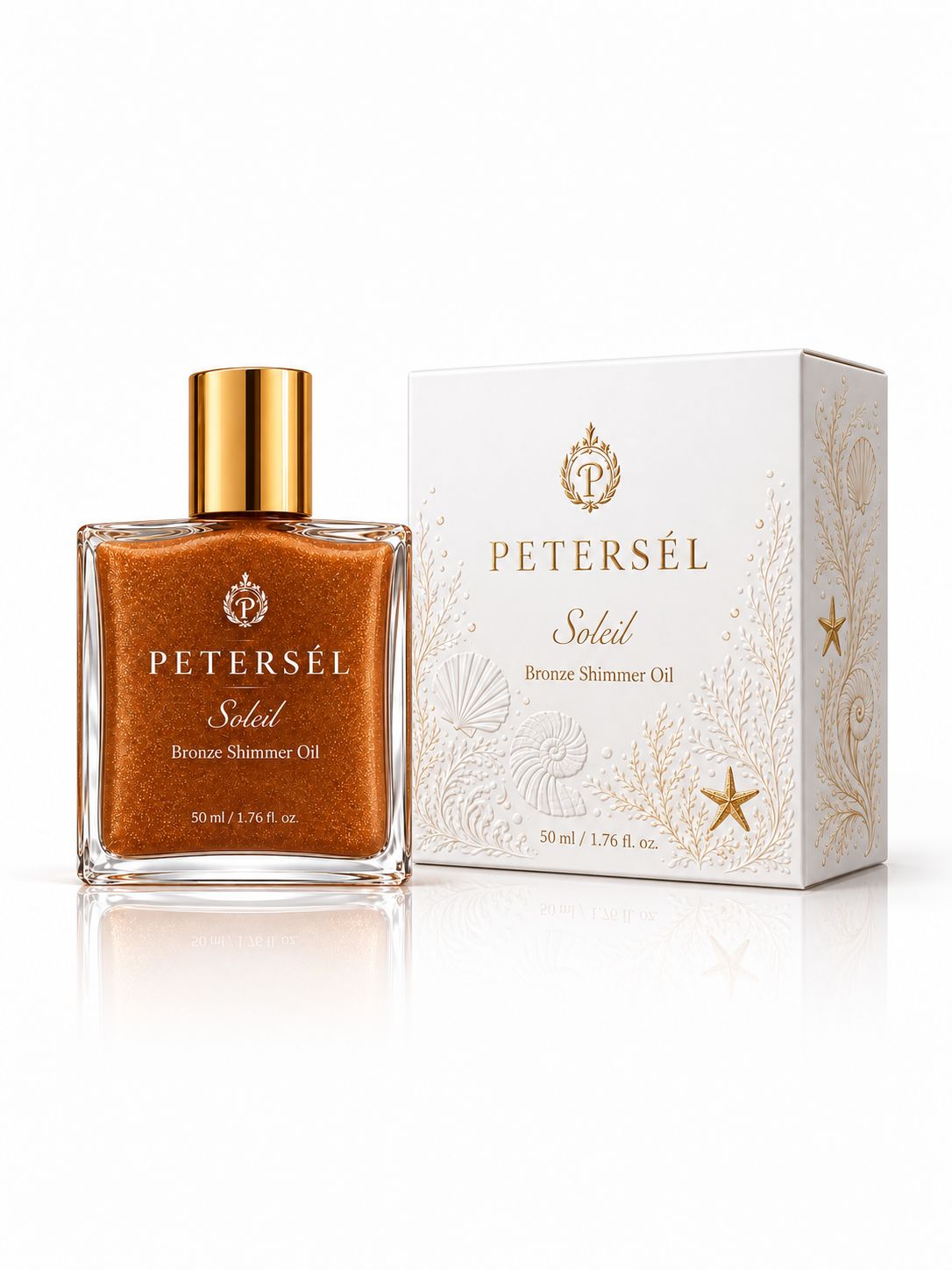 Масло для тела с шиммером PETERSEL Bronze
