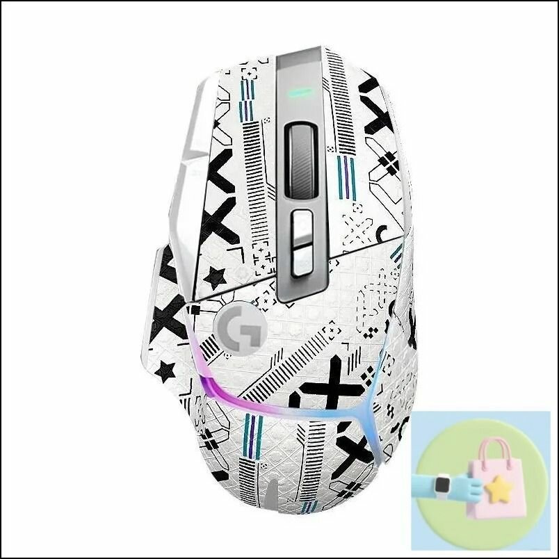 Грипсы для Logitech G502X / LIGHTSPEED / PLUS противоскользящими наклейками