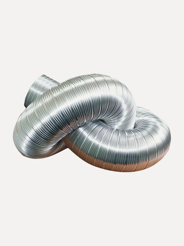 Изображение товара Воздуховод вентиляционный Event алюминиевый гофрированный 110 мм, 3 метра. Круглая гибкая труба для систем вентиляции.