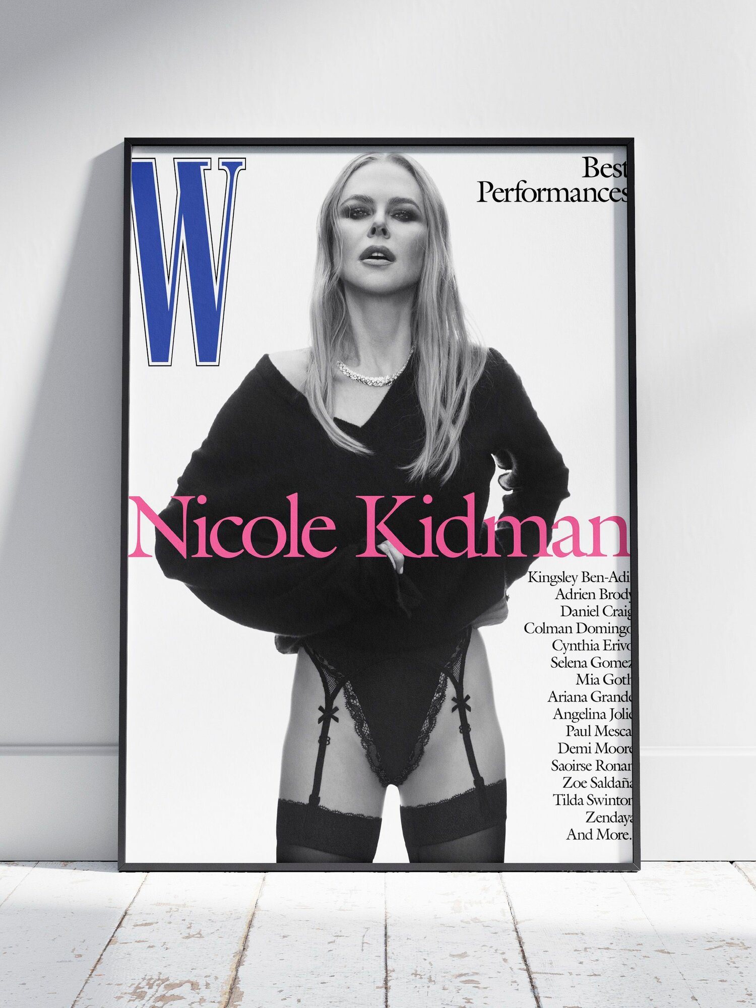 Плакат на стену для интерьера Николь Кидман (Nicole Kidman 35) - Постер по актеру фильма, кино, сериала формата A4 (21x30 см)