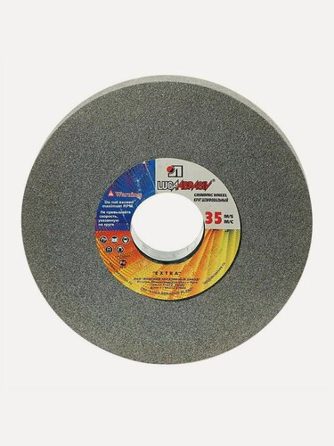 Изображение товара Шлифовально-точильный круг LugaAbrasiv 300х40х127 мм, зернистость 40, зеленый карбид кремния 63C/64C, керамическая связка