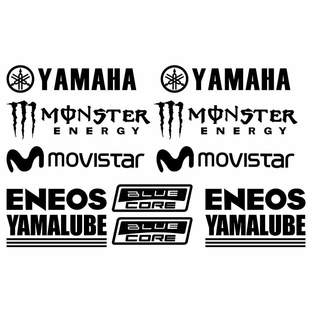 Водонепроницаемые светоотражающие наклейки для мотоциклов, Yamaha, Magic Claws, логотип monster energy, декоративные наклейки, модифицированные аксессуары