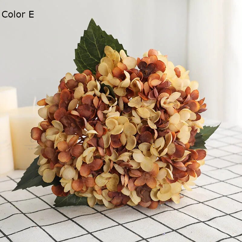 Гортензия искусственная Color E 1 Bunch, 3 шт.