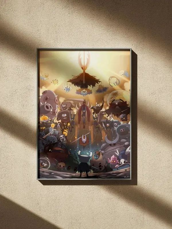 Постер по игре Hollow Knight, (30x40 см)