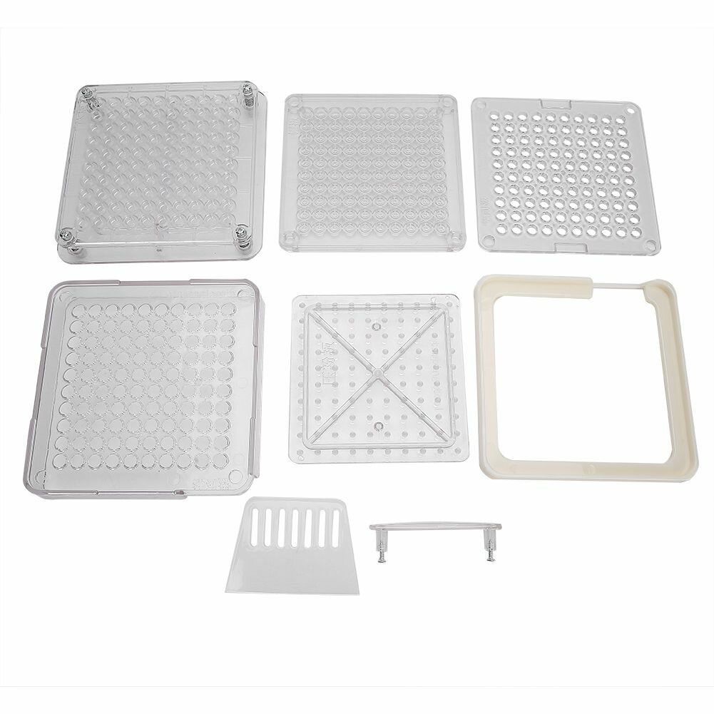 Прозрачный капсулятор 100 отверстий, 0#, ручной