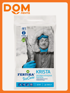 Изображение товара Противогололедный реагент FERTIKA ICECARE KRISTA 10 кг