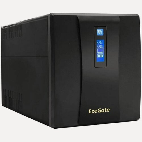 Изображение товара EXEGATE ИБП EP285511RUS ИБП SpecialPro Smart LLB-1600. LCD. AVR. EURO. RJ. USB <1600VA 950W, LCD, AVR, 4 евророзетки, RJ45 11, USB, Black>