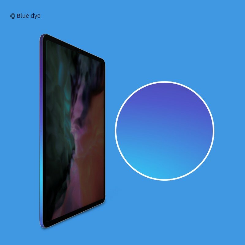 Защитная наклейка для края экрана iPad Mini 7 с синим оттенком, 8.3 дюйма