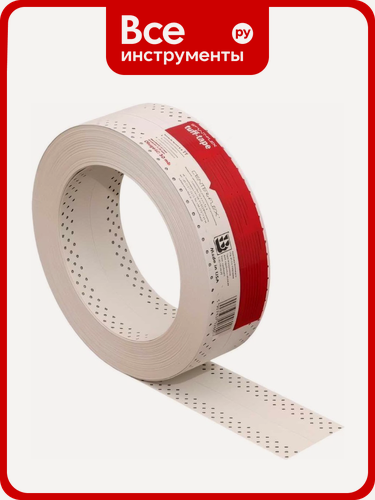 Изображение товара Углоформирующая армирующая композитная лента Strait-Flex Tuff-Tape, 30 м, в рулоне 6007 для соединения плит