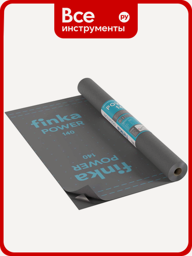 Изображение товара Диффузионная мембрана Finka Power 140 1.5x50 м, 75 м2 FMP75, Монтируется на утеплитель