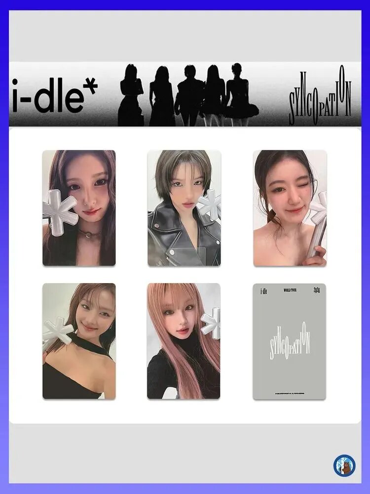 Звёздные карточки, IDLE, мировой тур SYNCOPATION, бонусные карточки