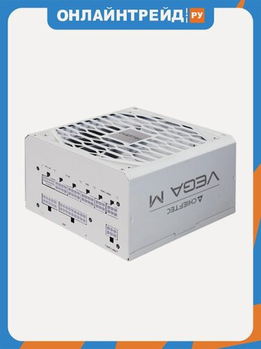 Изображение товара Блок питания Chieftec Vega M, 750W, 80+ Gold, ATX3.1, белый