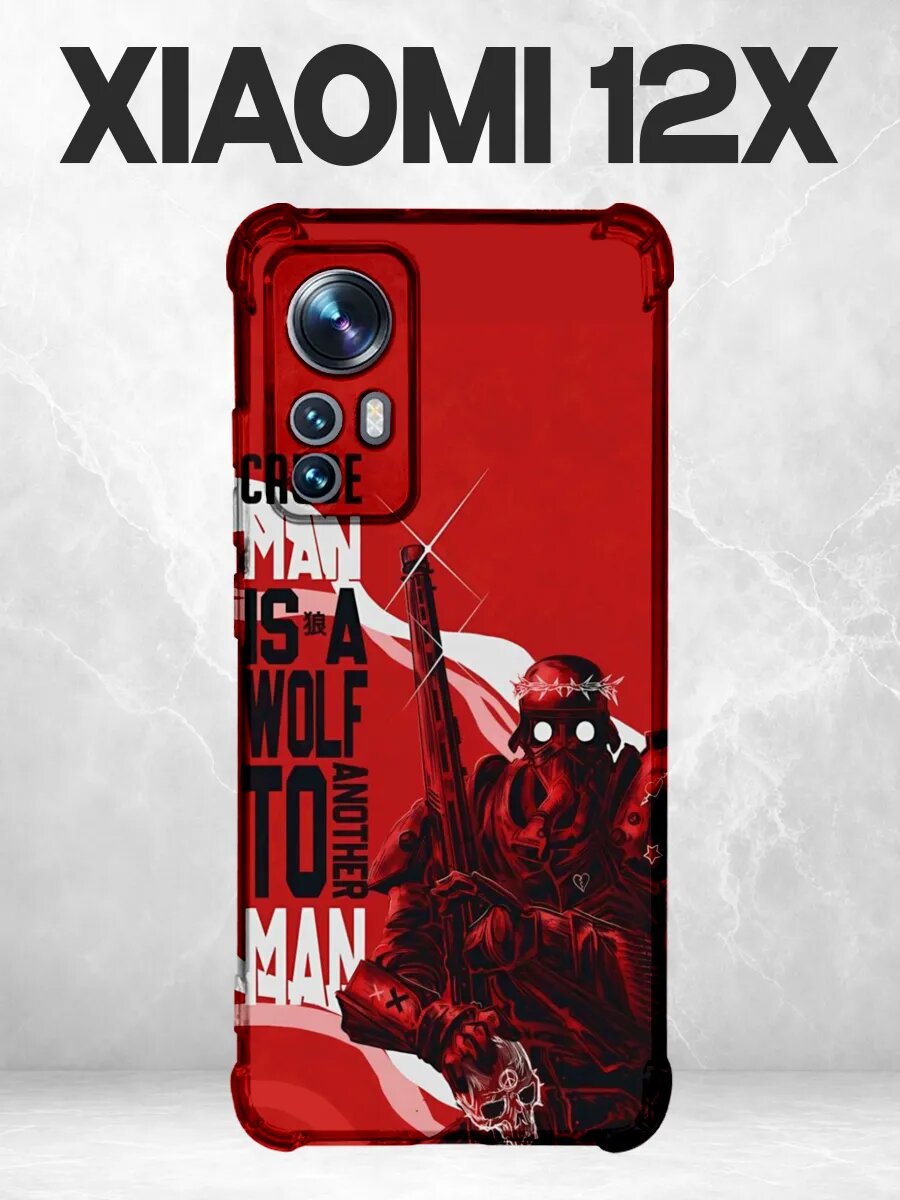 Чехол на Xiaomi 12x Warhammer 40000 цитата WH40K