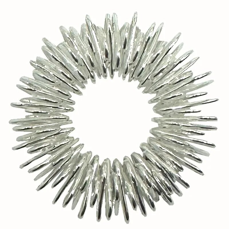 Массажное кольцо для пальцев Eelhoe, золотого цвета Silver 10pcs
