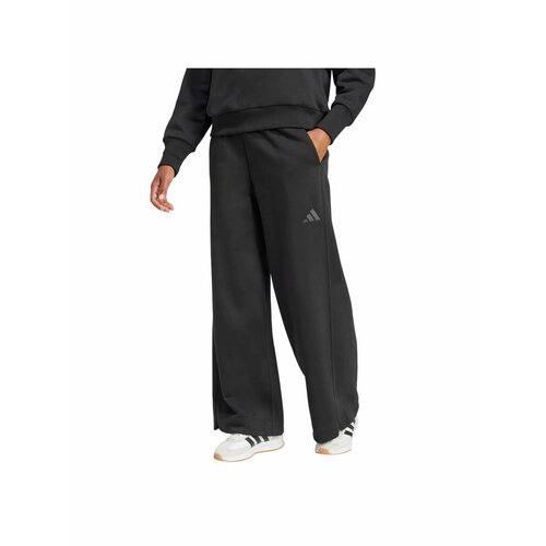 фото Брюки спортивные adidas all szn fleece loose wide-leg pants w, размер l, черный