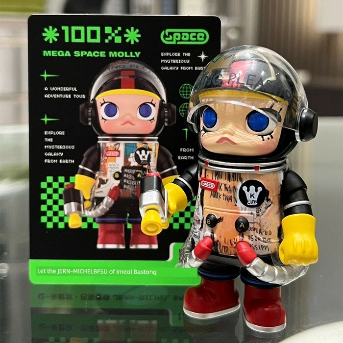 POP MART MEGA SPACE MOLLY Jasmine II Фигурка Жан-Мишель, неповрежденная коробка