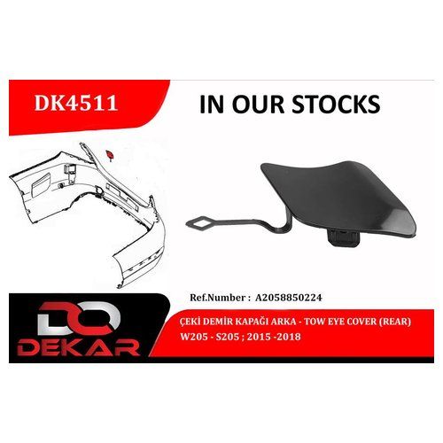 Заглушка буксировочного крюка mercedes c-class w205 s205 a2058850224 DEKAR DK4511