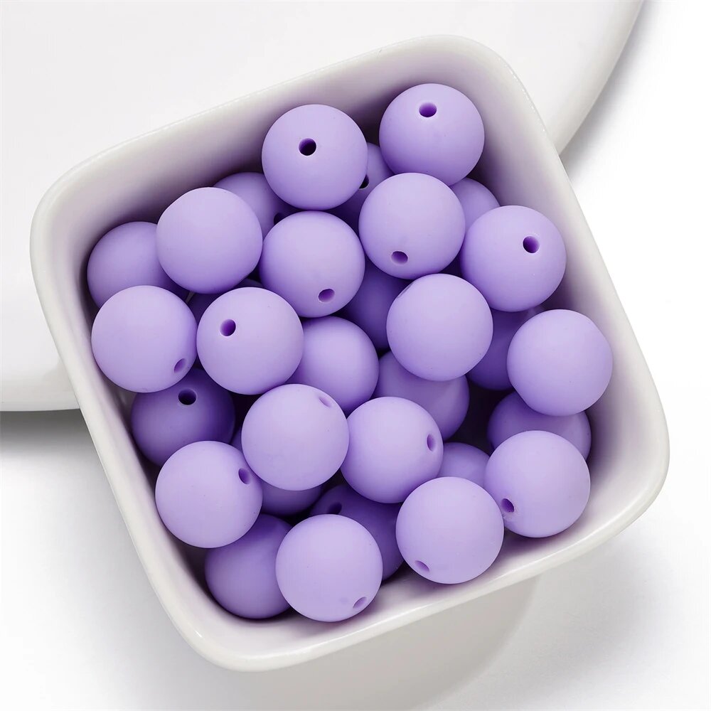 Акриловые бусины St.kunkka 6-12 мм для украшений Фиолетовый, 10mm 30pcs, Light purple