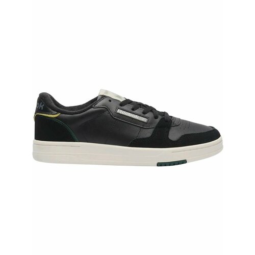 фото Кеды reebok phase court, полнота f (eu)/ на среднюю стопу, размер 8,5 us, черный/серый/бежевый