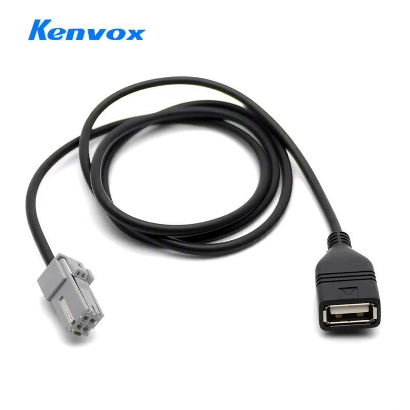Автомобильный 4-контактный USB-кабель-адаптер (штекер) для подключения аудиовхода к медиаплееру/CD/радио для Toyota Camry, Avalon, Corolla 2020