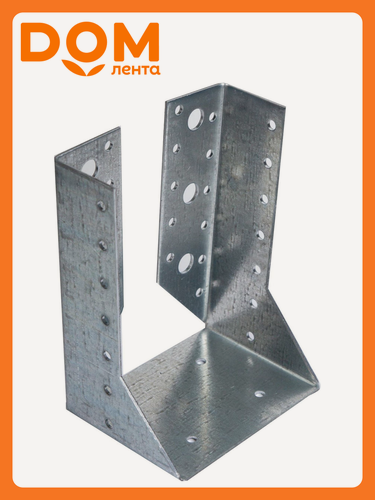 Изображение товара Опора бруса Tech-KREP, перфорированная, оцинкованная сталь, 76x150x76 мм