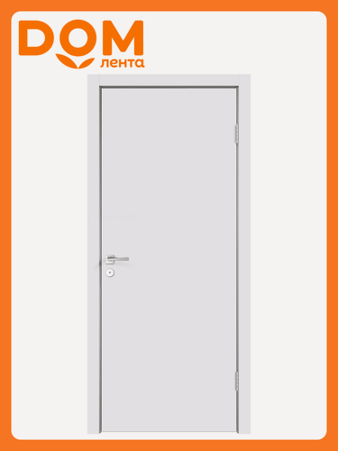 Изображение товара Межкомнатная дверь M7x21, глухая, распашная, белая, массив сосны