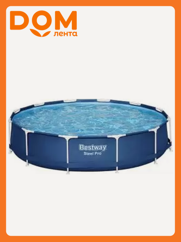 Изображение товара Бассейн Bestway Steel Pro 366x366x76 см, круглый, каркасный, синий