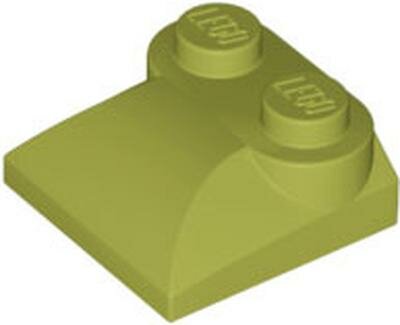 Деталь Lego 47457 Slope, Curved 2 x 2 x 2/3 with 2 Studs and Curved Sides