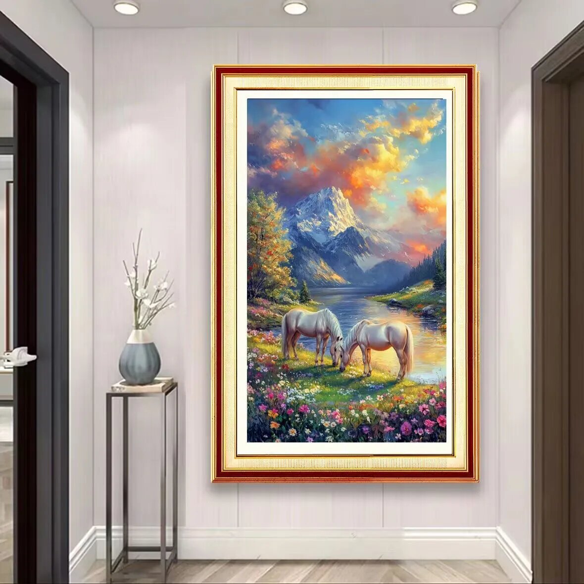 Вышивка крестом JOYAUTUM лошадь, 11CT 50x70cm