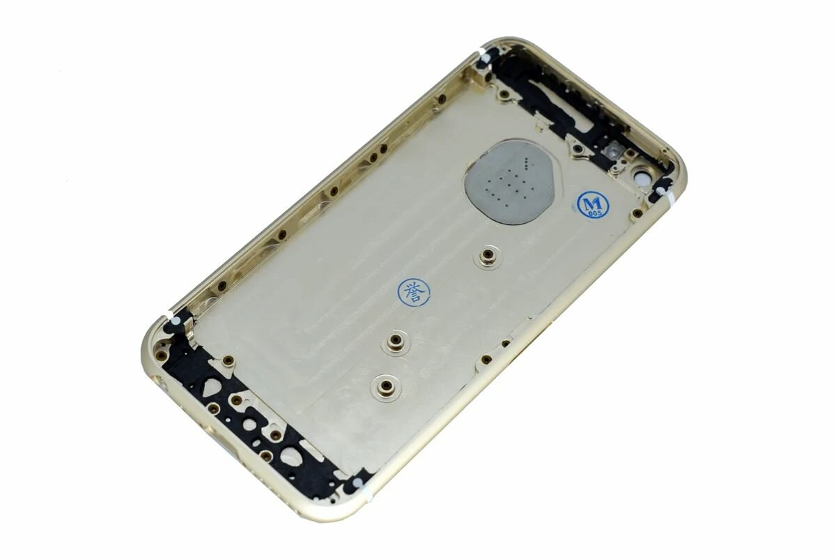 Часть корпуса для iPhone 5 золотая с дизайном под iPhone 7