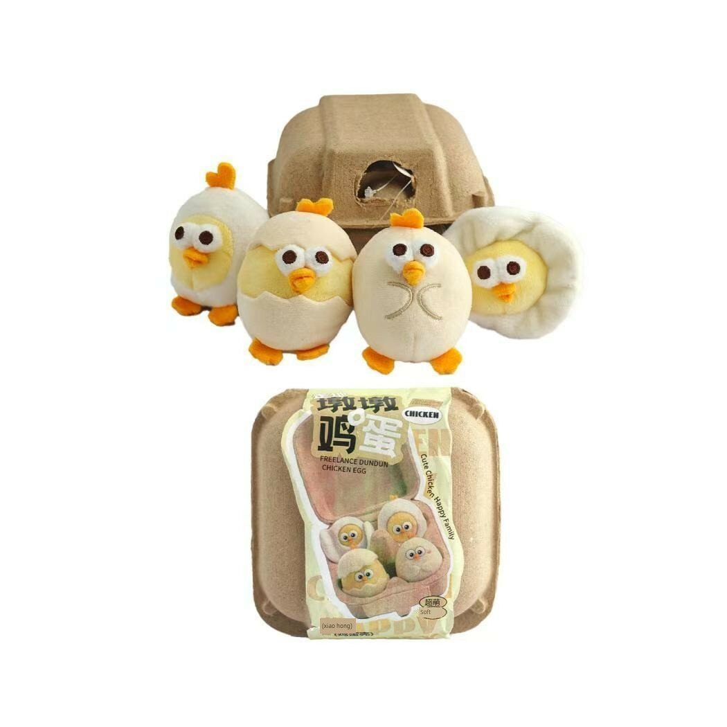 Набор коллекционных игрушек MINISO Дун Дун в коробке, 4 шт, милые ароматные плюшевые куклы-подарок