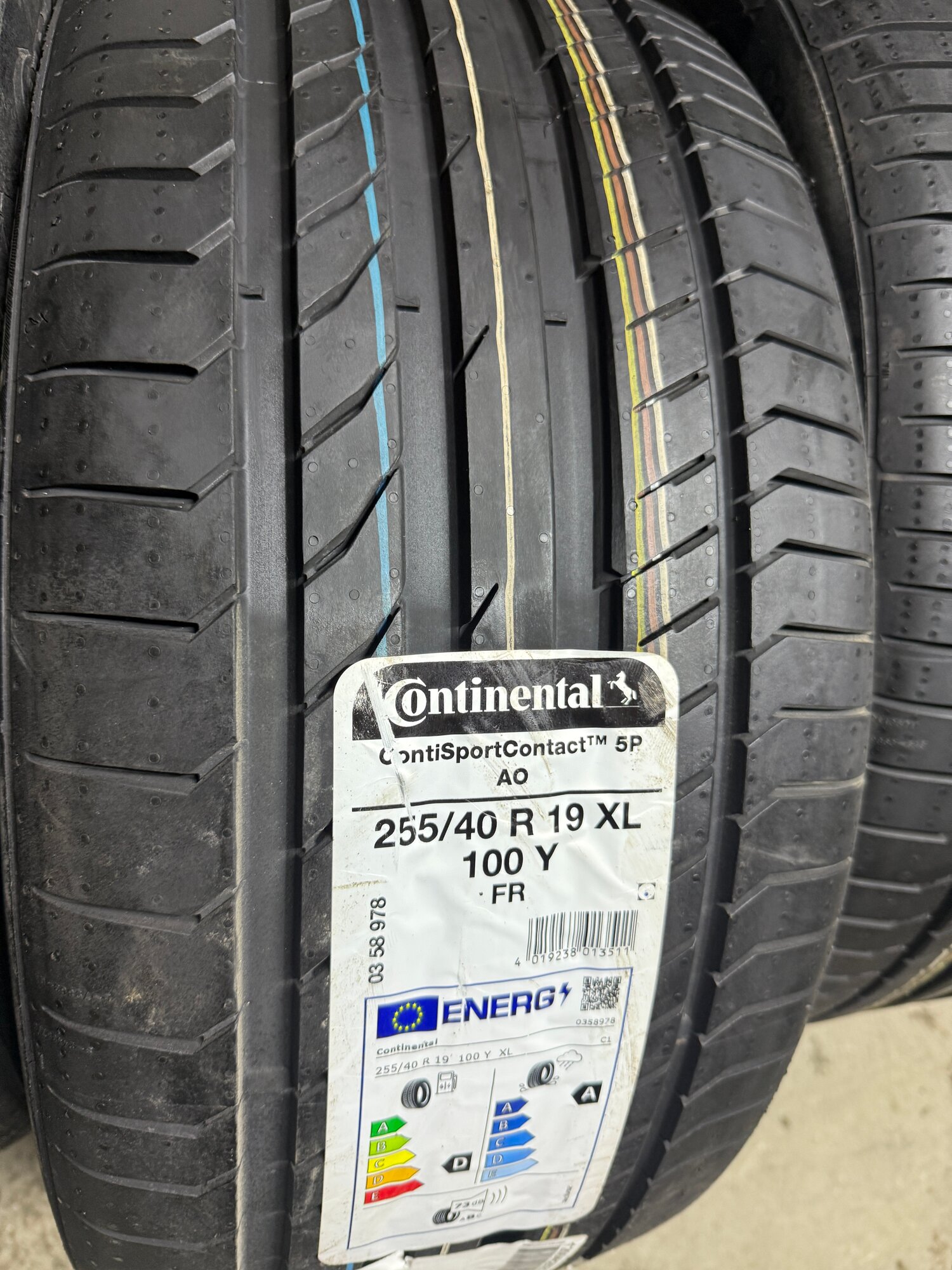 Continental ContiSportContact 5P 255/40 R19 100Y