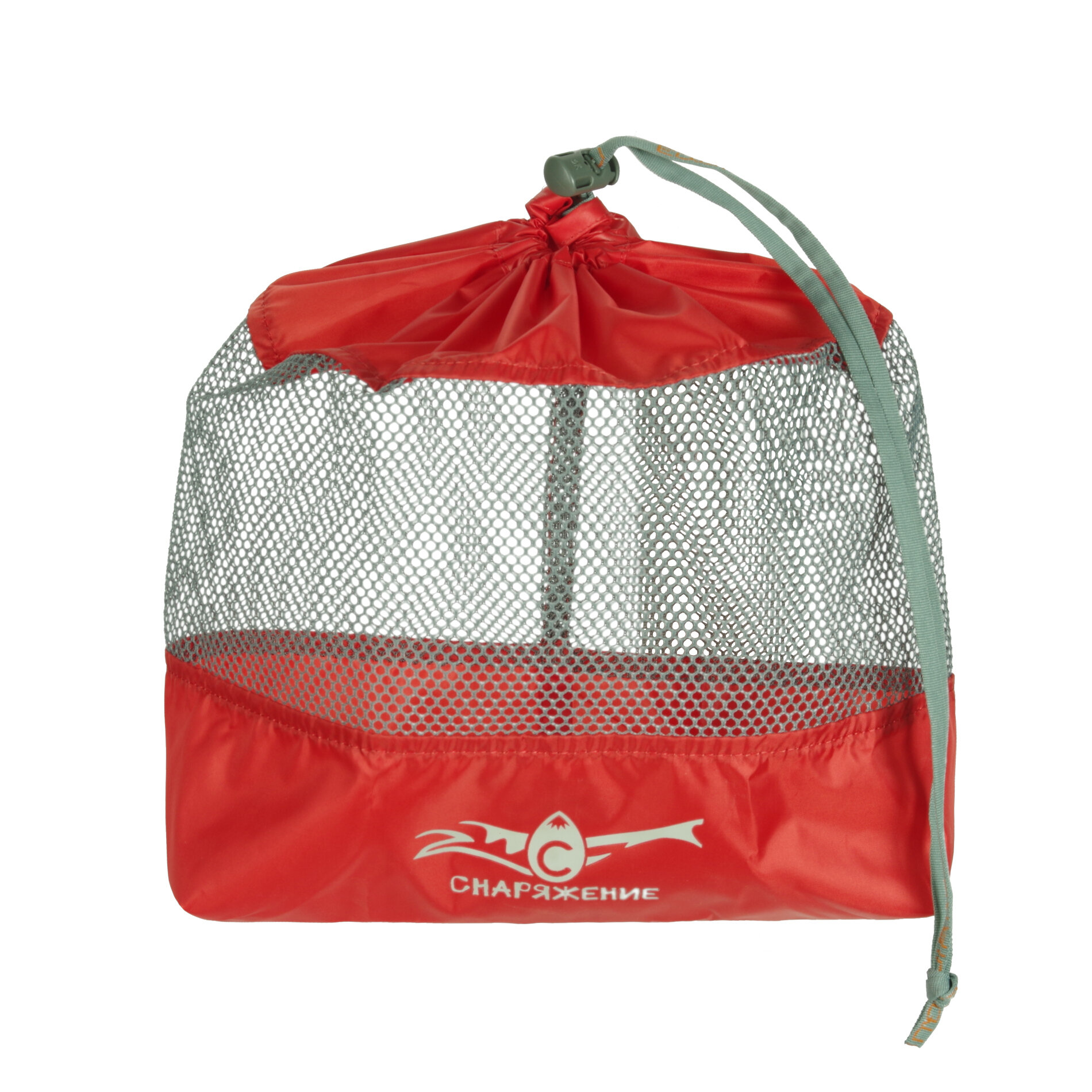 Мешок для посуды с сеткой (жорик) Красный — фото 1