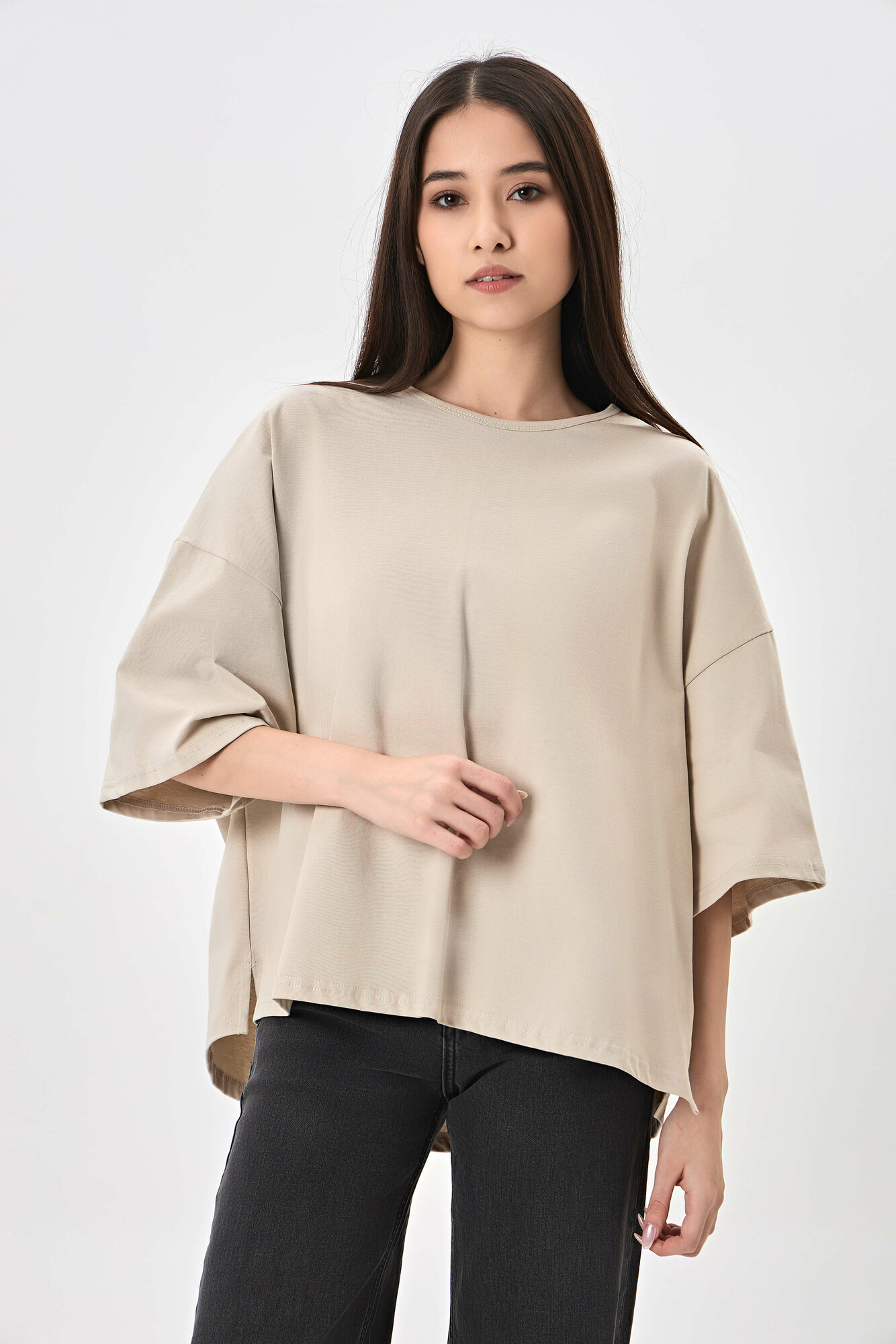Футболка спортивная TERRA PRO, размер L, beige