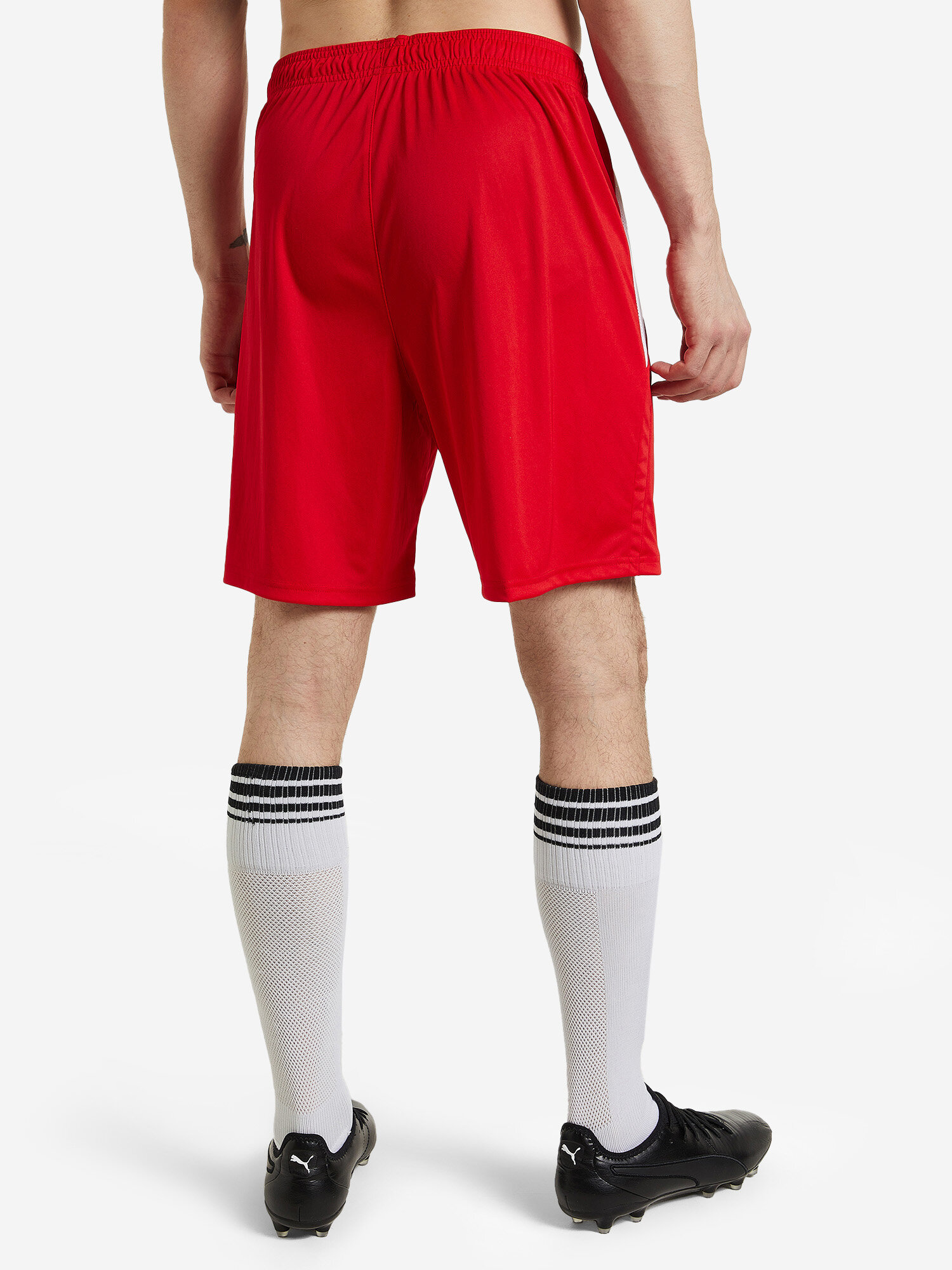 Шорты спортивные PUMA, размер S, красный/белый — фото 1