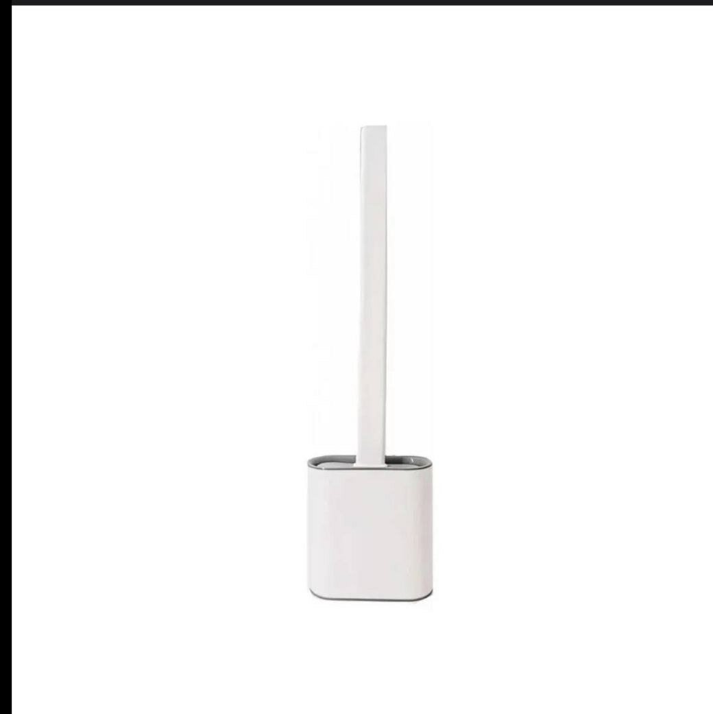 Ёршик для унитаза, силиконовая щётка с держателем, удобная и гигиеничная для ванной комнаты