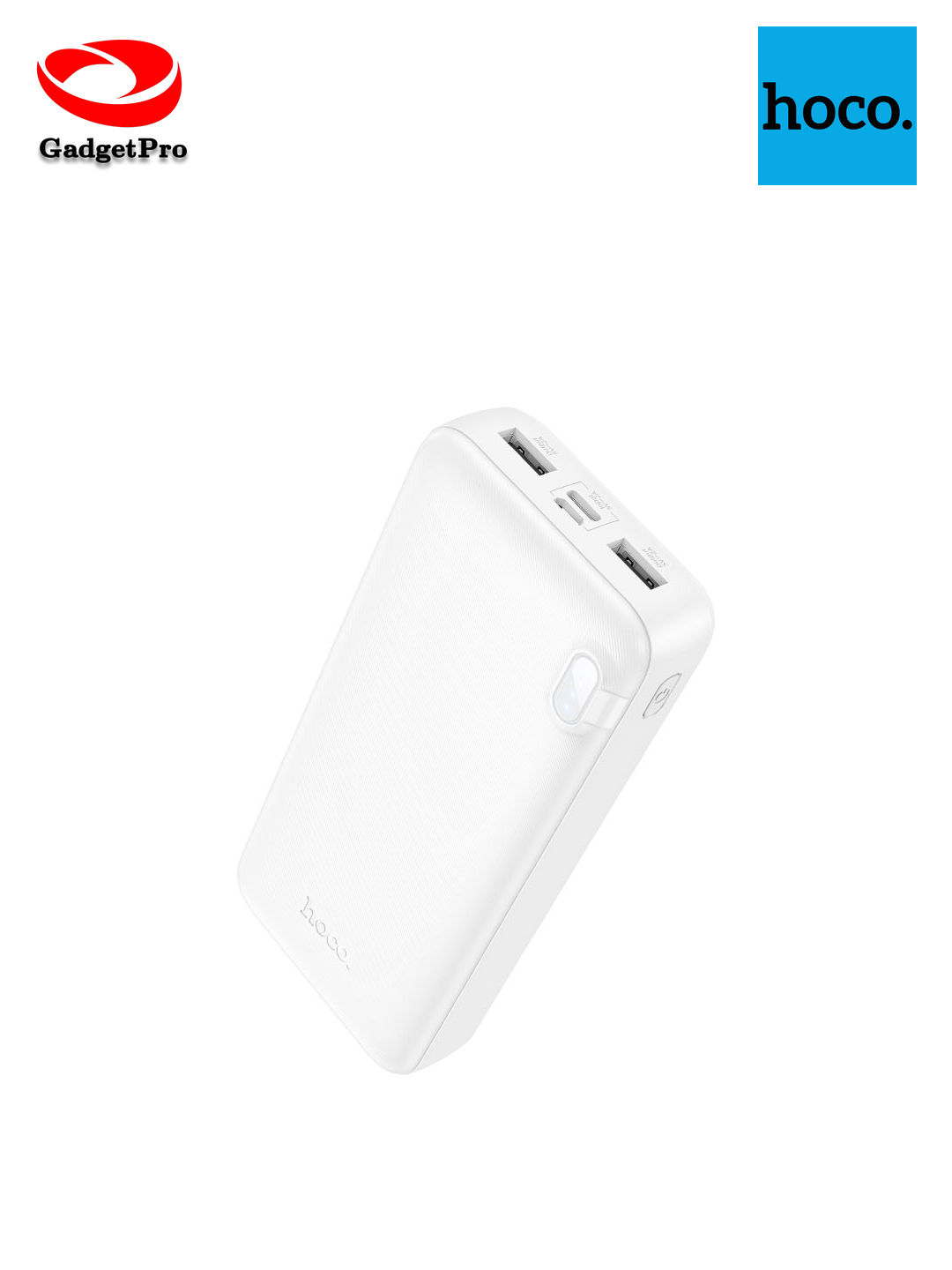 Портативный аккумулятор Hoco J128A White: компактный внешний аккумулятор для телефона, надежный и стильный Белый