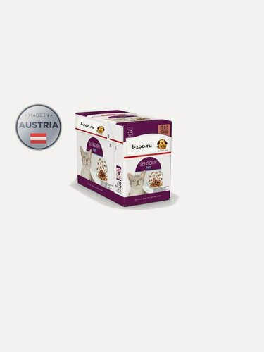 Изображение товара SENSORY FEEL GRAVY (соус) . Влажный корм для кошек 85гр. х12шт