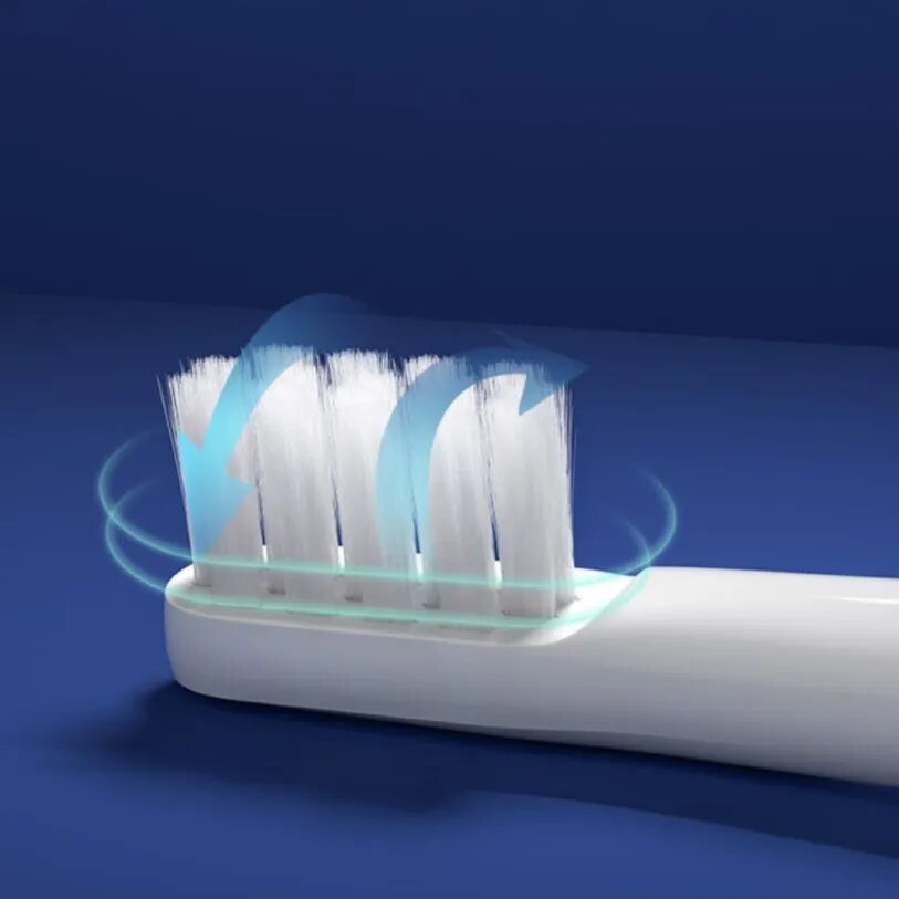 Электросковороды Xiaomi Электрическая зубная щётка Xiaomi Beheart W100 , ультразвуковая, дисплей, 5 режимов, розовая