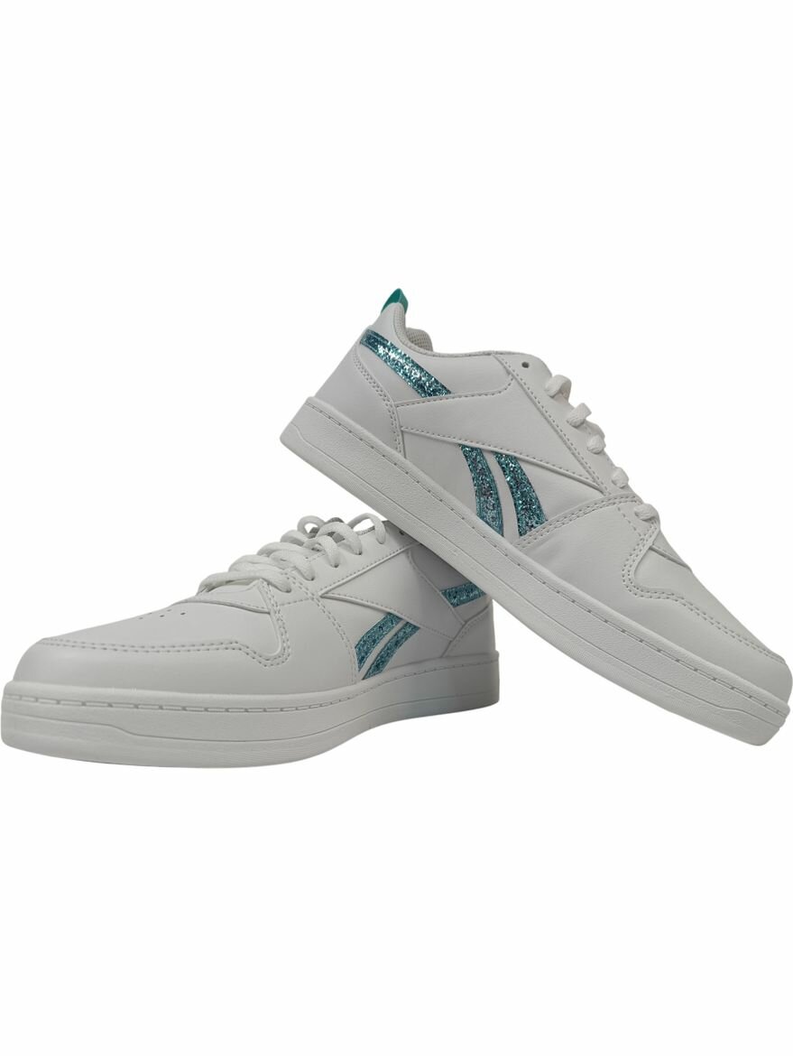 Кеды Reebok Royal Prime 2.0 K, размер 5 US, белый/голубой — фото 1