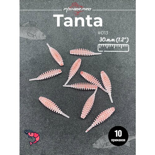 FisherPro Tanta 1.2' (30 мм), цвет: #013, 10 шт - мягкие приманки tanta танта для микроджига силиконовые приманки