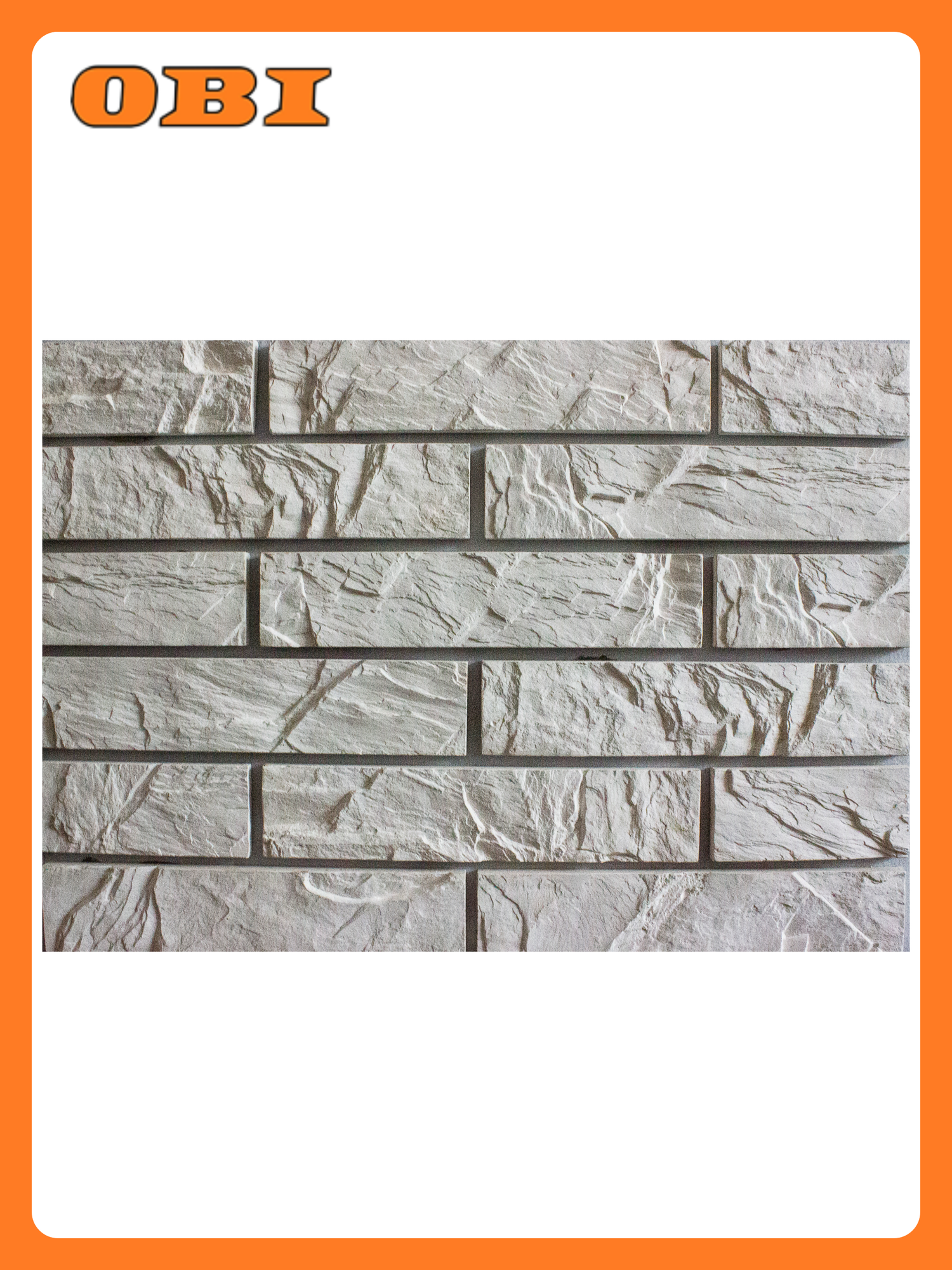 Гипс плитка Евролит Кирпич Уральский 26х6 см 0,50 кв. м имитация кирпич белый