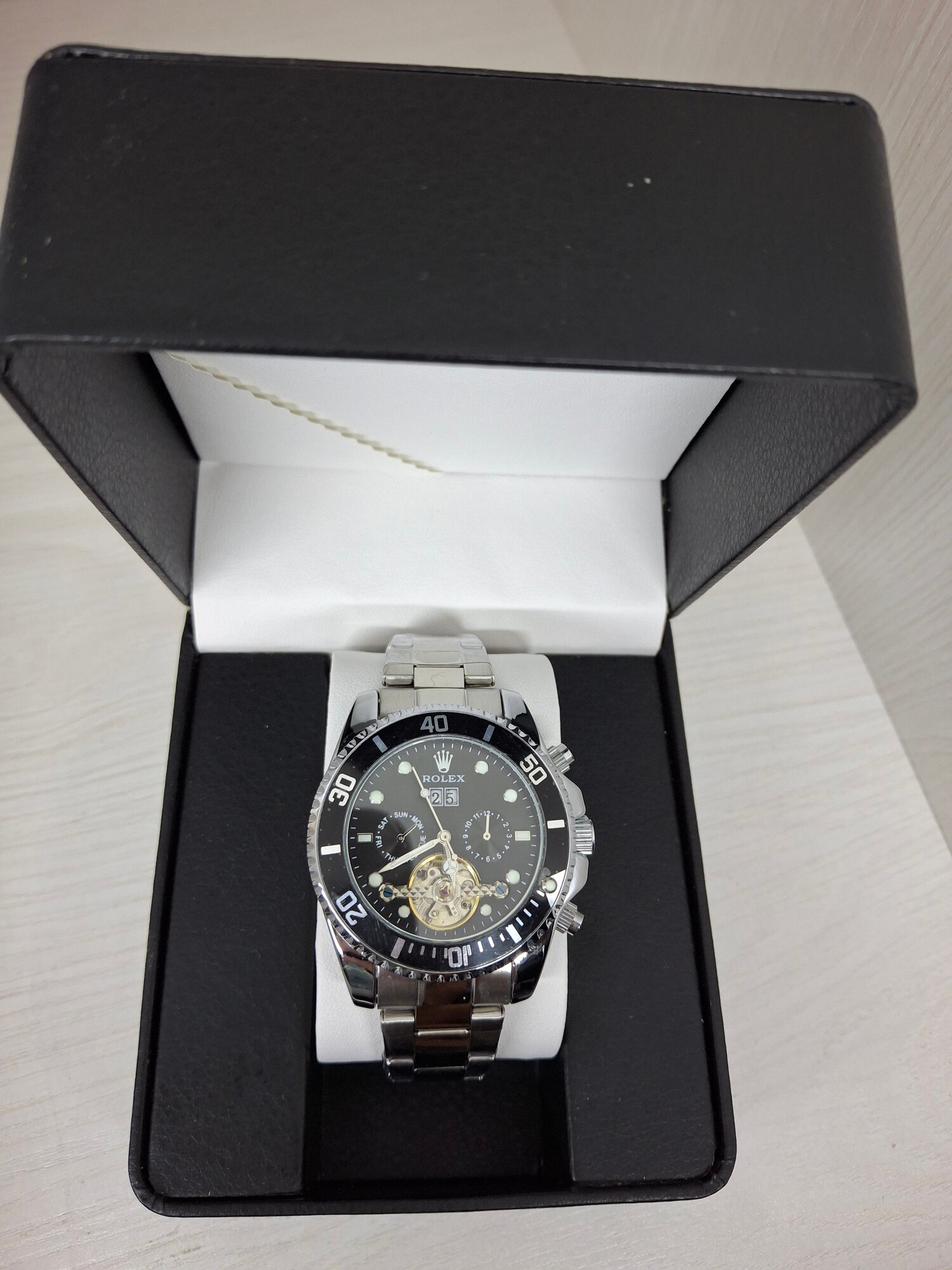 Наручные часы Rolex Automatic, черный — фото 1