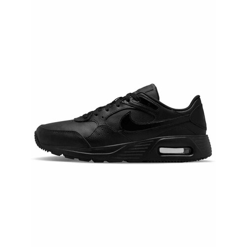 фото Кроссовки nike air max sc leather, полнота f, размер 7,5 us, чёрный