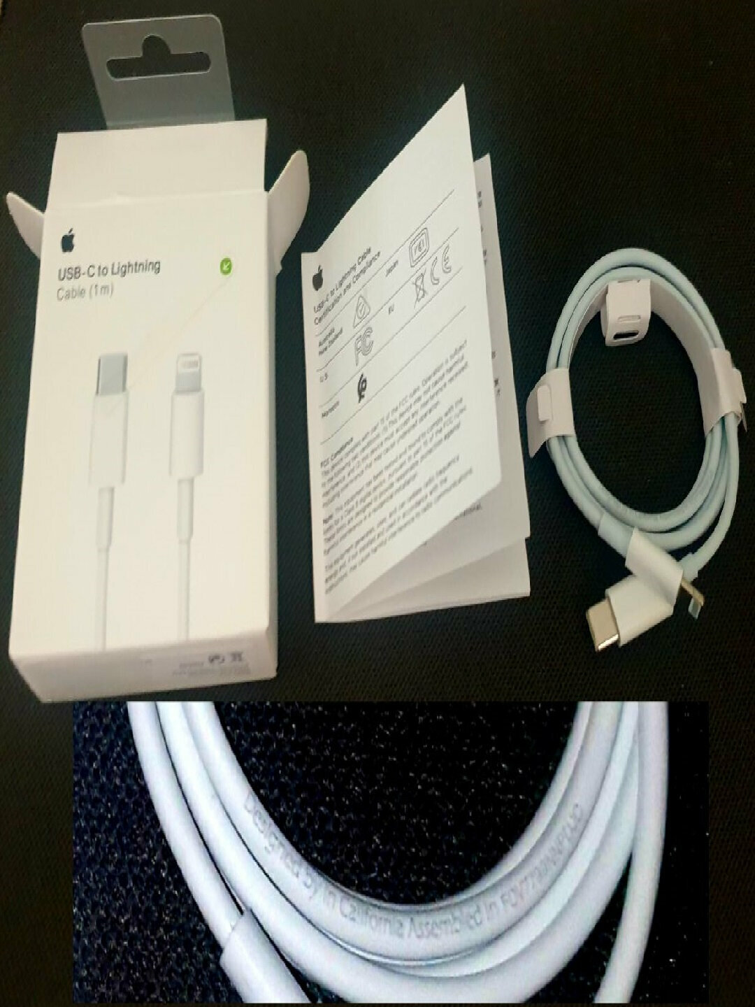 Кабель Быстрой Зарядки – для iPhone / Samsung (Lightning/Type-C, 1м/2м), Передача Данных — фото 1