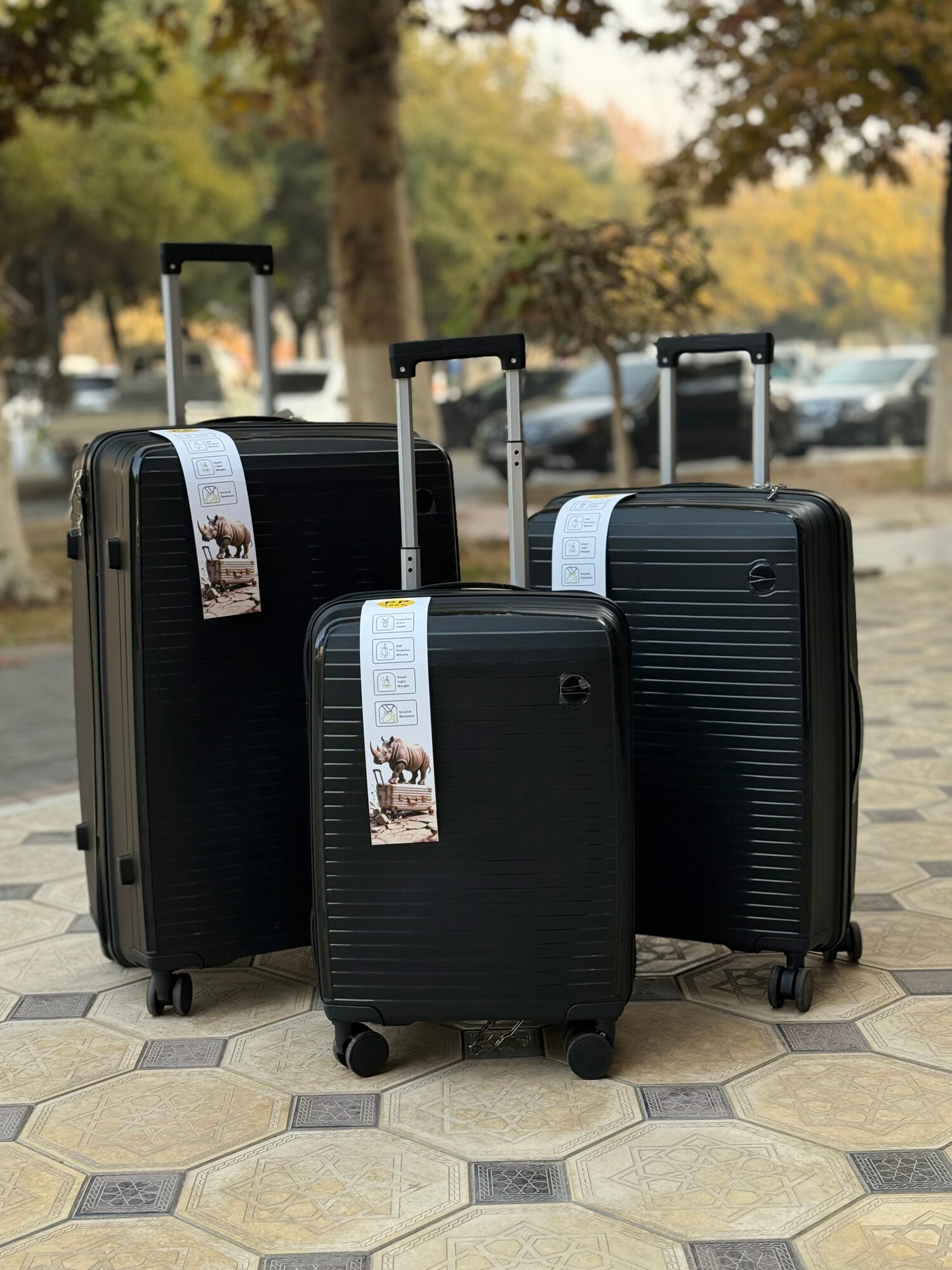 Чемодан , черный — фото 1