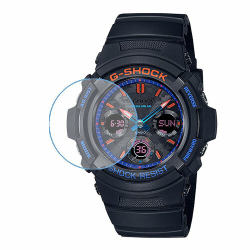Скрин Мобайл защитный экран для часов Casio AWR-M100SCT-1A из нано стекло 9H