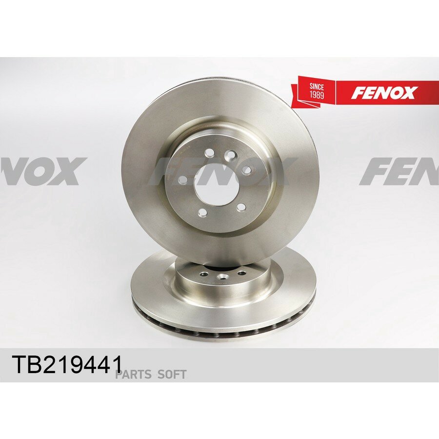 FENOX TB219441 диск тормозной Передний 360*62.1*30мм 5 отверст. не вентилируемый  Land Rover Discovery III (TAA) ()